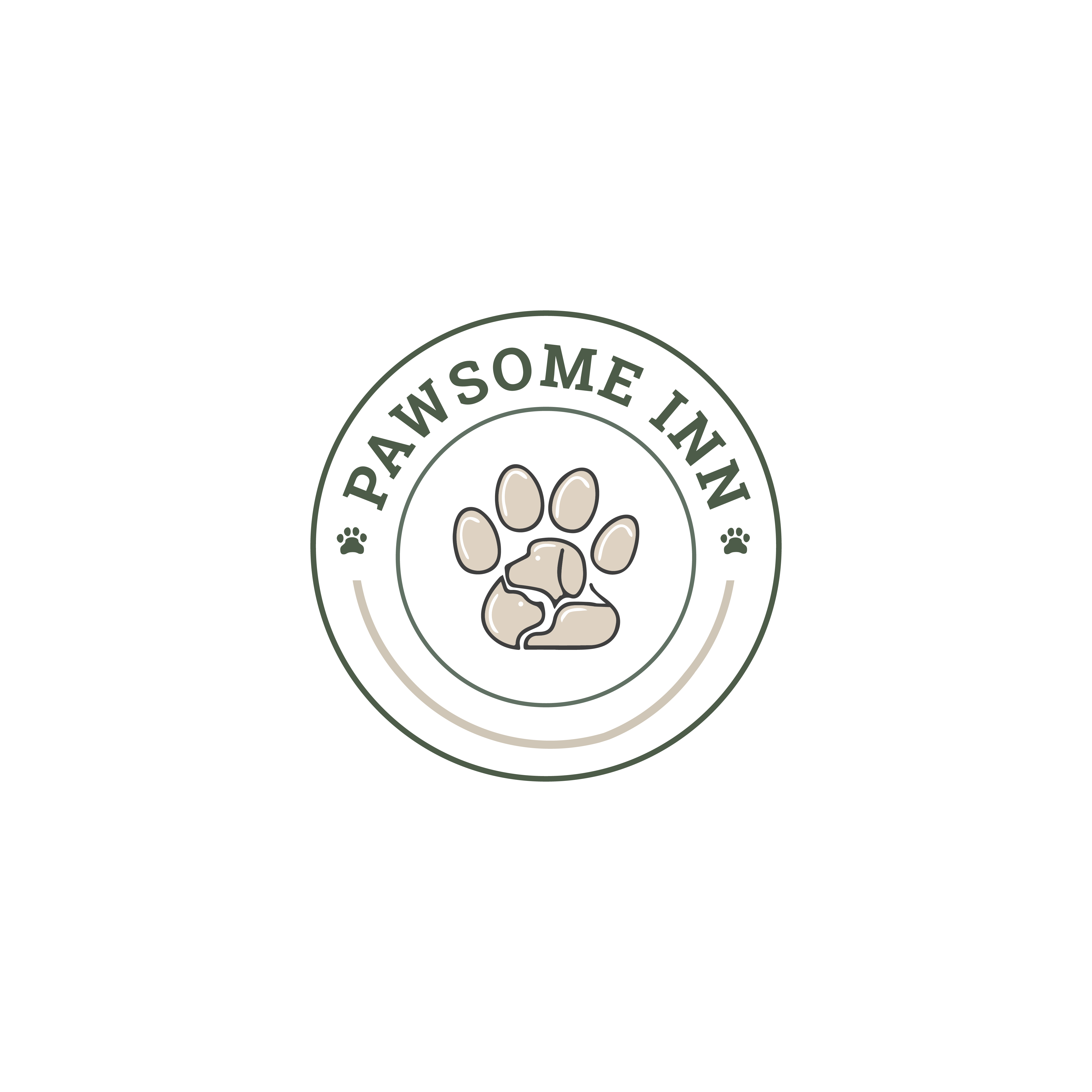 Pawsome Inn Logo